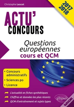 Capa do artigo Questions Europeennes Concours 2017-2018