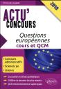 Questions Européennes ; Cours Et Qcm (Édition 2018) - Preview