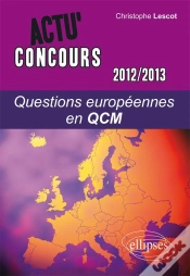Capa do artigo Questions Europeennes En Qcm 2012-2013