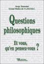 Questions Philosophiques ; Et Vous Qu'En Pensez-Vous ? - Preview
