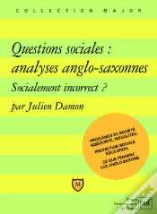 Capa do artigo Questions Sociales : Analyses Anglo-Saxonnes ; Socialement Incorrect ?
