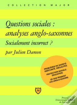 Capa do artigo Questions Sociales : Analyses Anglo-Saxonnes ; Socialement Incorrect ?