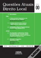 Questões Atuais de Direito Local - N.º 00