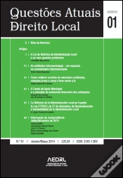 Capa do artigo Questões Atuais de Direito Local - N.º 01