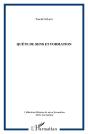 Quete (Galvani) De Sens Et Formation. Anthropologie Du - Preview