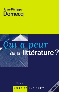 Capa do artigo Qui A Peur De La Litterature