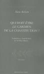 Qui Doit Être Le Gardien De La Constitution ? - Preview