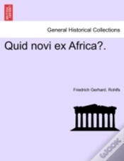 Capa do artigo Quid Novi Ex Africa?.
