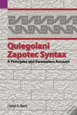 Capa do artigo Quiegolani Zapotec Syntax