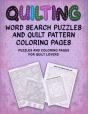 Quilting Word Search Puzzles And Quilt P - Preview