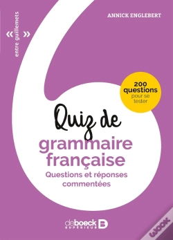 Capa do artigo Quiz De Grammaire Française ; Questions Et Réponses Commentées