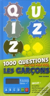 Quizz ; 1000 Questions Rien Que Pour Vous, Les Garçons