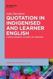 Capa do artigo Quotation In Indigenised And Learner English