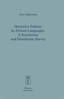Quotative Indexes In African Languages