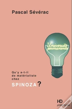 Capa do artigo Qu'Y A-T-Il De Materialiste Chez Spinoza?