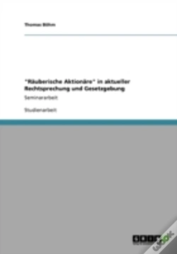 Capa do artigo "Raã‚Â¤Uberische Aktionaã‚Â¤Re" In Aktueller Rechtsprechung Und Gesetzgebung