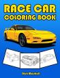 Race Car Coloring Book - Preview