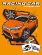 Racing Car Coloring Book - Preview