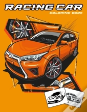 Racing Car Coloring Book
