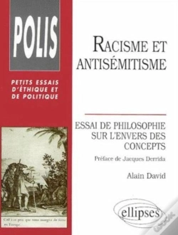 Capa do artigo Racisme Et Antisémitisme - Essai De Philosophie Sur L'Envers Des Concepts
