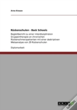 Capa do artigo Rackenschulen - Back Schools
