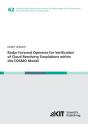 Radar Forward Operator For Verification Of Cloud Resolving Simulations Within The Cosmo Model - Preview