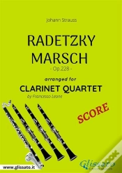 Capa do artigo Radetzky Marsch - Clarinet Quartet Score