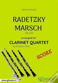 Capa do artigo Radetzky Marsch - Clarinet Quartet Score