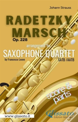 Capa do artigo Radetzky Marsch - Sax Quartet (Score & Parts)