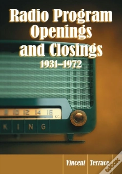 Capa do artigo Radio Program Openings And Closings, 1931-1972