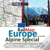 Rail Map Europe - Alpine Special