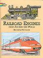 Railroad Engines From Around The World Coloring Book - Preview