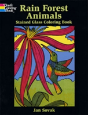 Rain Forest Animals Stained Glass Coloring Book - Preview