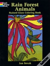 Capa do artigo Rain Forest Animals Stained Glass Coloring Book