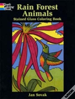 Capa do artigo Rain Forest Animals Stained Glass Coloring Book