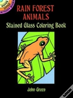 Capa do artigo Rain Forest Animals Stained Glass Colouring Book
