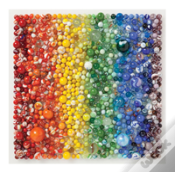 Rainbow Marbles 500 Piece Puzzle