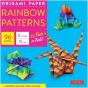 Rainbow Patterns Origami Paper 6" /Anglais - Preview