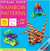 Capa do artigo Rainbow Patterns Origami Paper 6" /Anglais