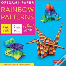 Capa do artigo Rainbow Patterns Origami Paper 6" /Anglais
