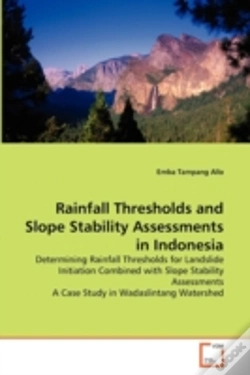 Capa do artigo Rainfall Thresholds And Slope Stability Assessments In Indonesia