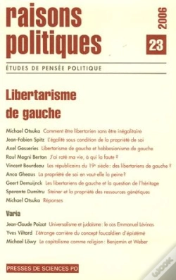 Capa do artigo Raisons Politiques T.23 (Édition Août 2006)