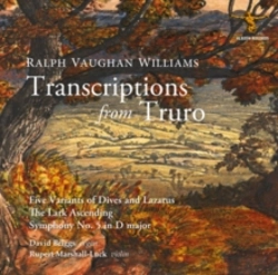 Capa do artigo Ralph Vaughan Williams: Transcriptions from Truro - CD
