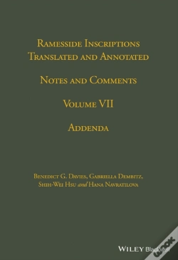 Capa do artigo Ramesside Inscriptions, Addenda