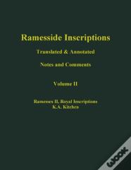 Ramesside Inscriptions, Ramesses Ii: Royal Inscriptions