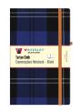 Ramsay Blue Tartan Blank Hardback Notebook: Large 21 X 13cm - Preview