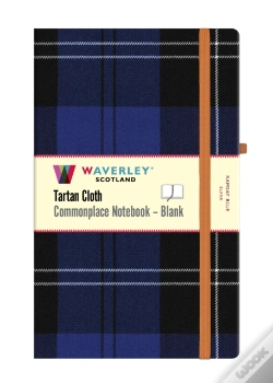 Capa do artigo Ramsay Blue Tartan Blank Hardback Notebook: Large 21 X 13cm