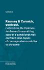 Ramsey & Carmick, Contract.Letter From The Postmaster General Transmitting Copy Of A Conditional Mail Contract; Also Copies Of Correspondence Relative - Preview