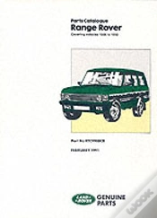 Capa do artigo Range Rover Parts Catalogue 1986-1992