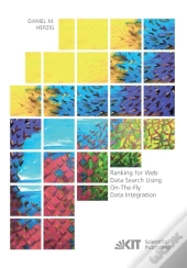 Ranking For Web Data Search Using On-The-Fly Data Integration